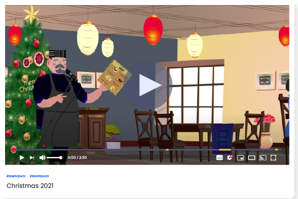 Video content creation for Hafez Restaurant