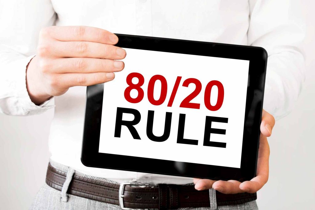 What is the 80 20 Rule for Social Media?