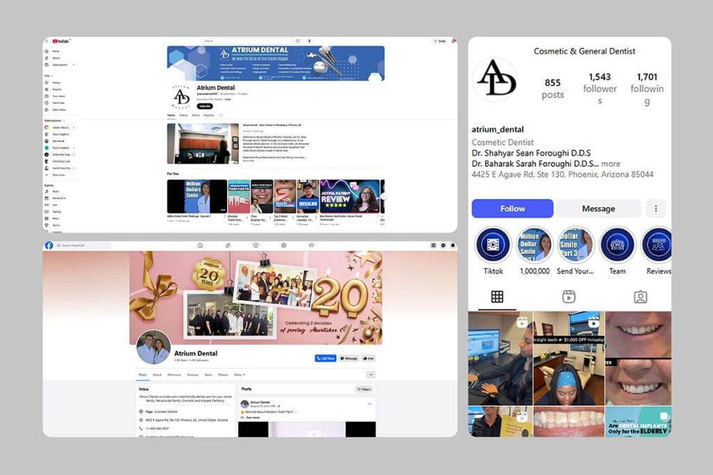 Our Social Marketing Portfolio - Atrium Dental