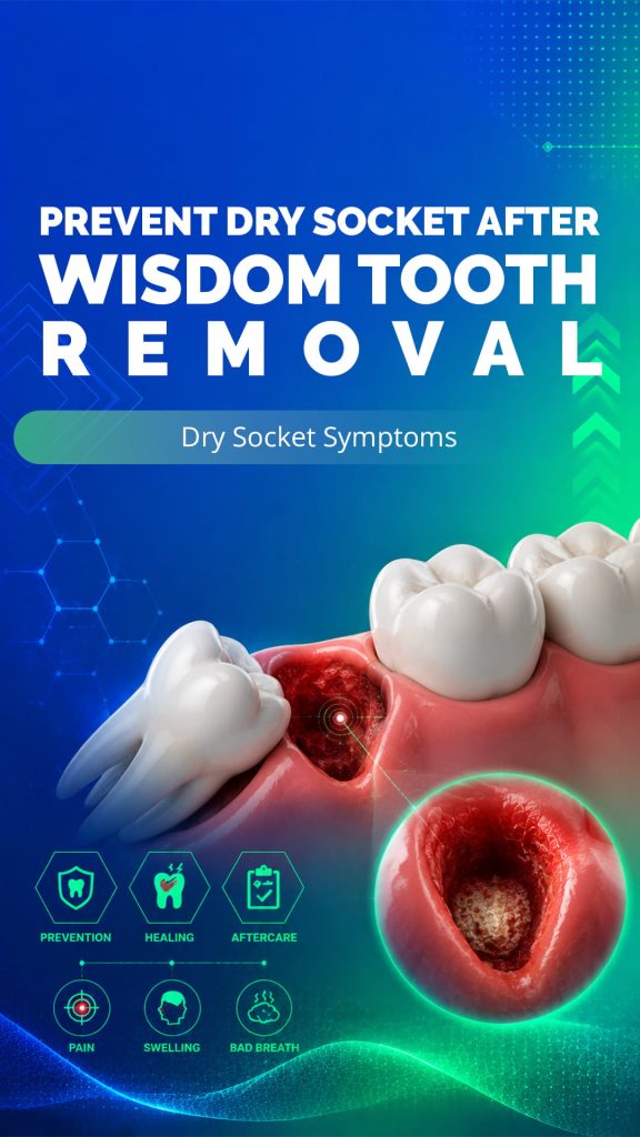Prevent Dry Socket After Wisdom Tooth Removal | Dry Socket Symptoms