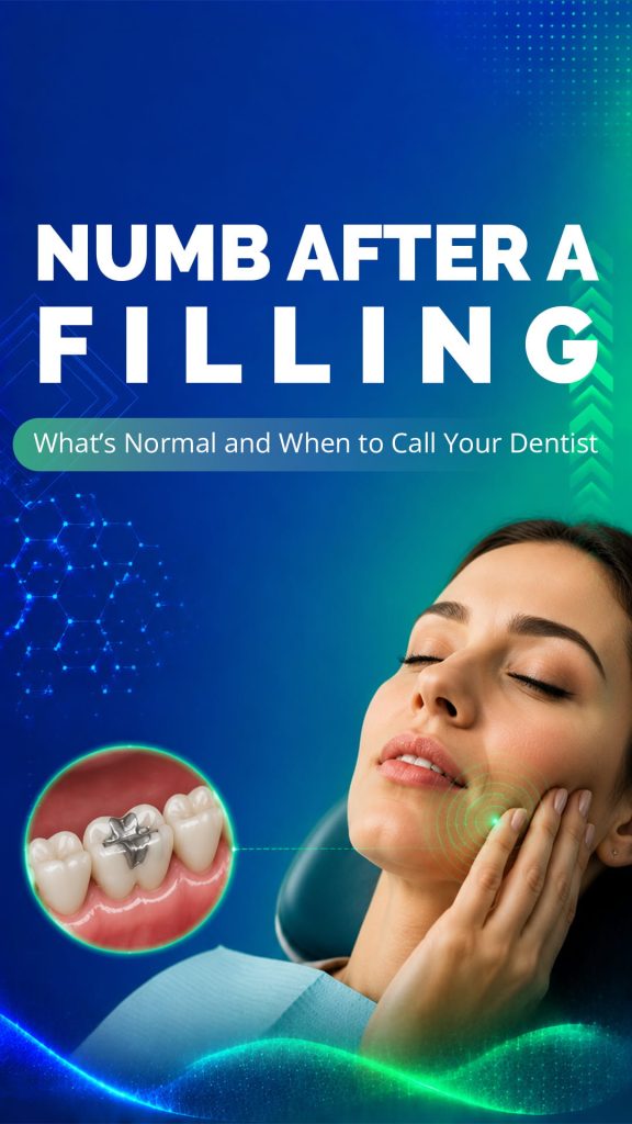Numb After a Filling | What’s Normal and When to Call Your Dentist